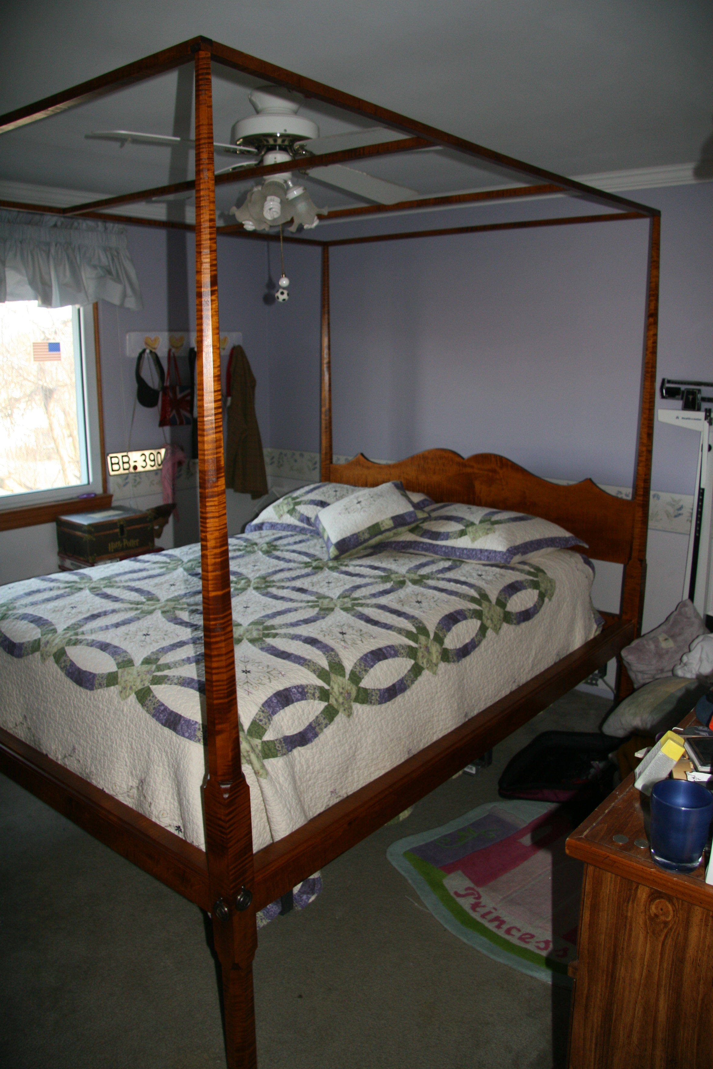 18th Century Pencil Post Bed