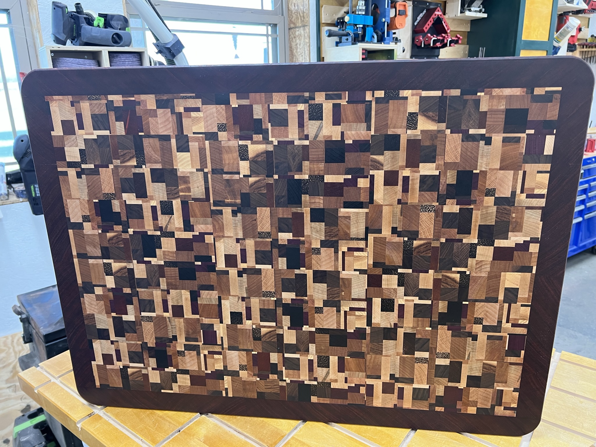 End Grain Chaos Cutting Board